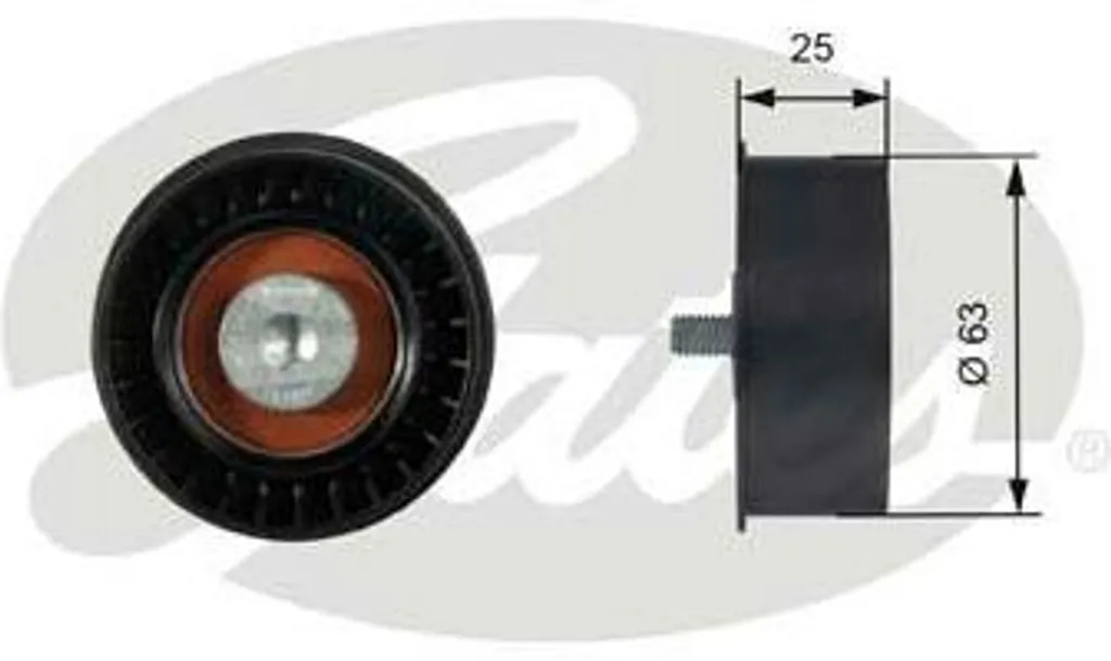 Fiabilité moteur : Rouleau de renvoi GATES T42077 compatible Opel Astra G