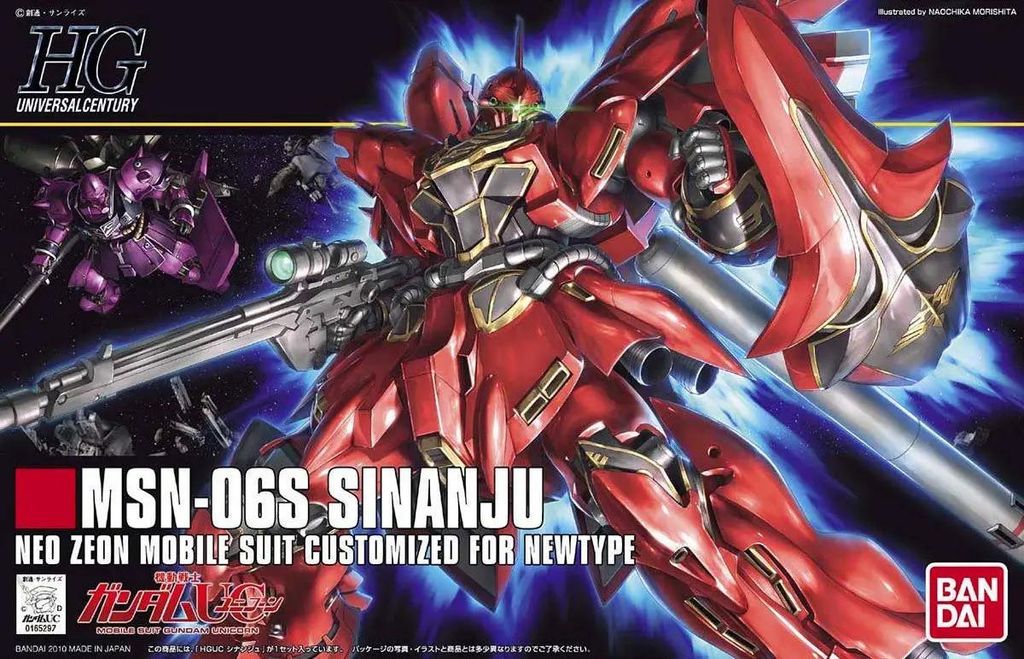 Zestaw modelarski HGUC 1/144 MSN-06S Sinanju Zdjęcie produktu 