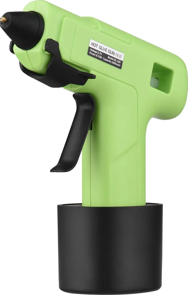 Pistolet à colle rechargeable sans fil portable pour petit bricolage DIY