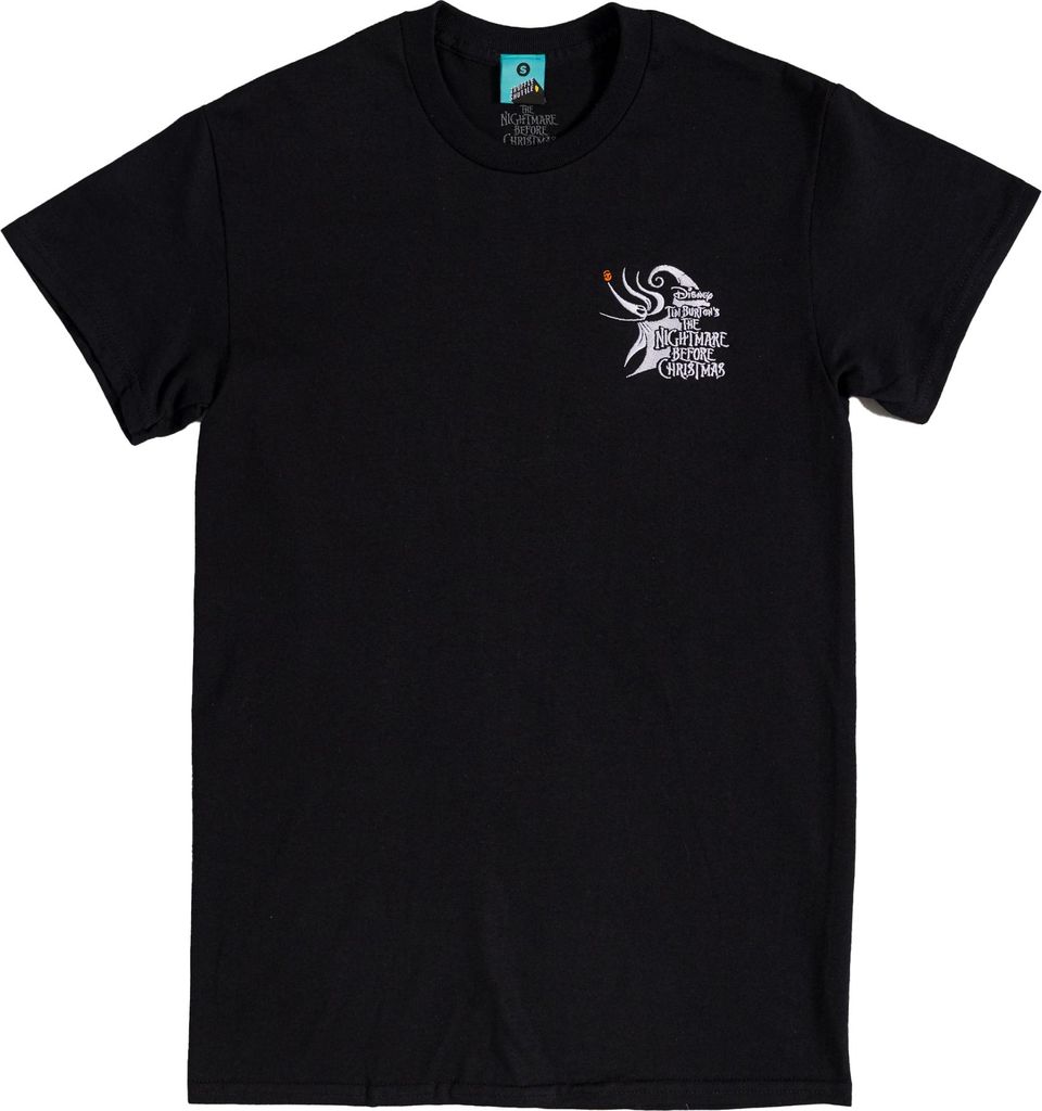 The Nightmare Before Christmas - T-Shirt für Herren/Damen Uni TT1068 (L) (Schwarz)