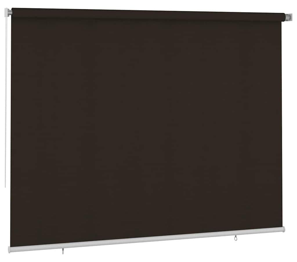 vidaXL Außenrollo 305 (B) x 230 (H) cm Braun HDPE Produktbild 