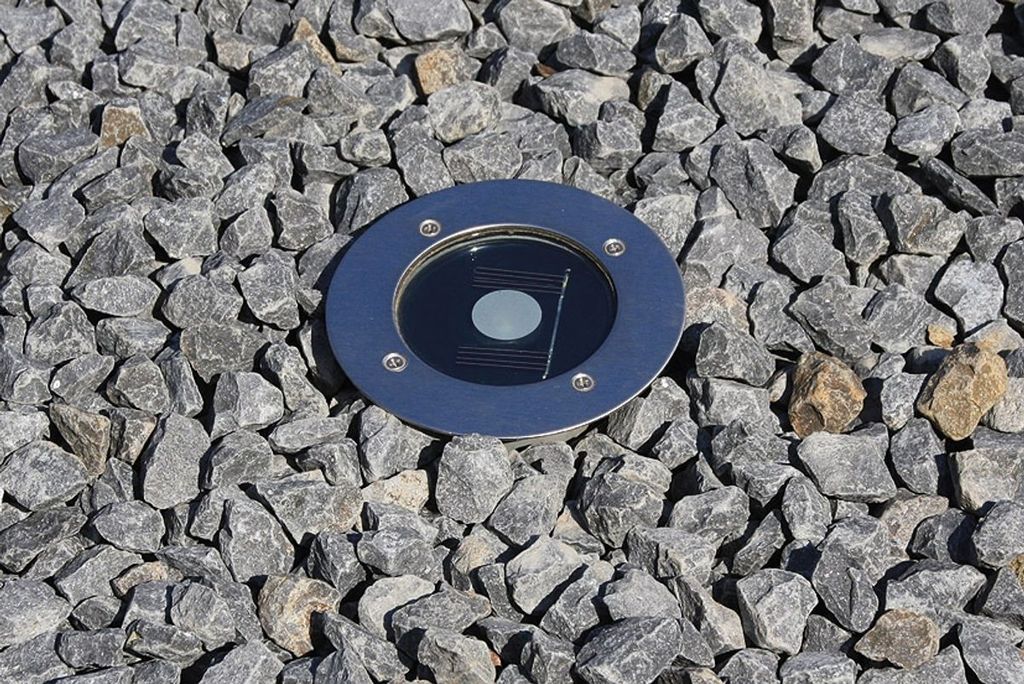 Solar LED Bodenstrahler "CTB-R", rund Produktbild 4