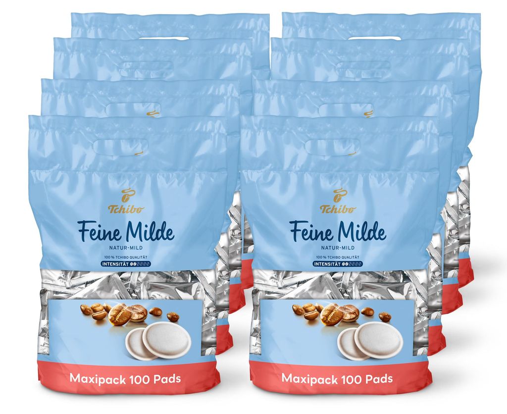 Tchibo Kaffeepads Vorratspack Maxipack, Feine Milde, 800 Produktbild 