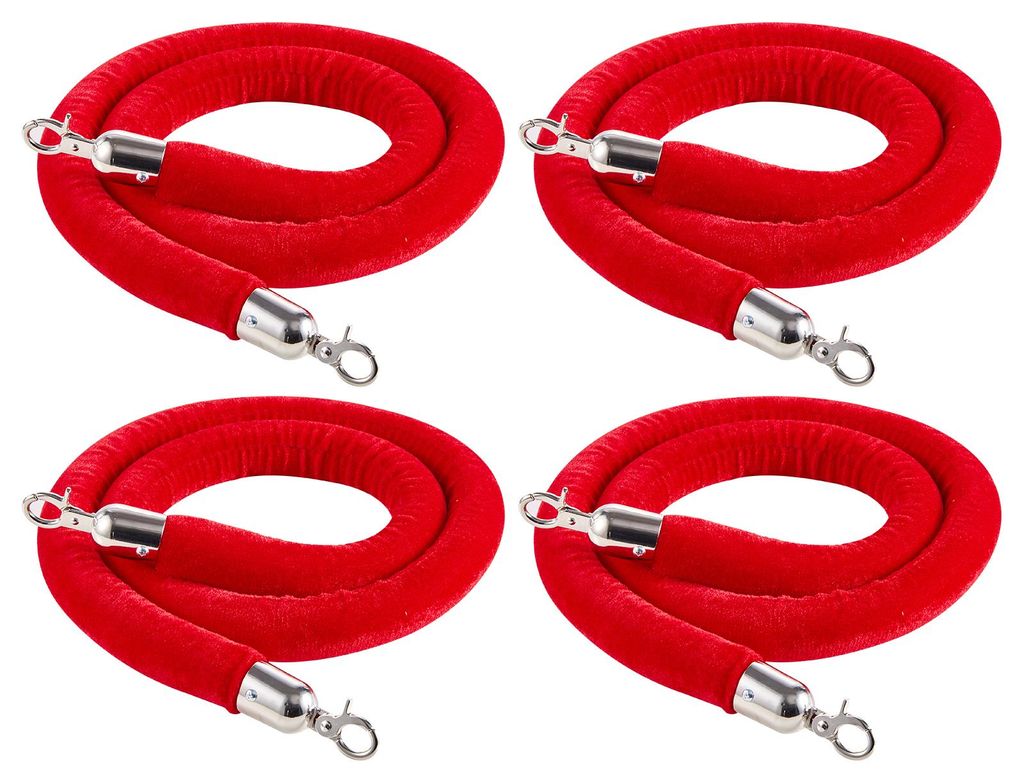 SucceBuy : lot de 4 cordons de délimitation en velours Image du produit 