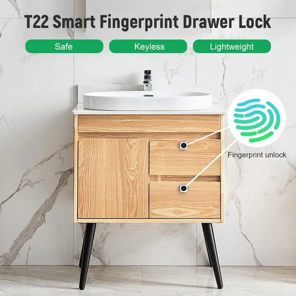 Serrure intelligente de bureau pour sécuriser tiroirs et placards