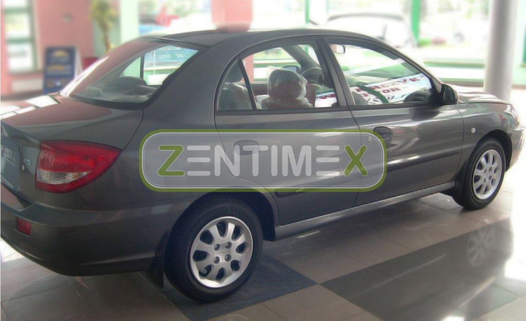 Schutzleisten kompatibel mit Kia Rio 2 JB 2005-2011 Limousine Stufenheck 4-türer