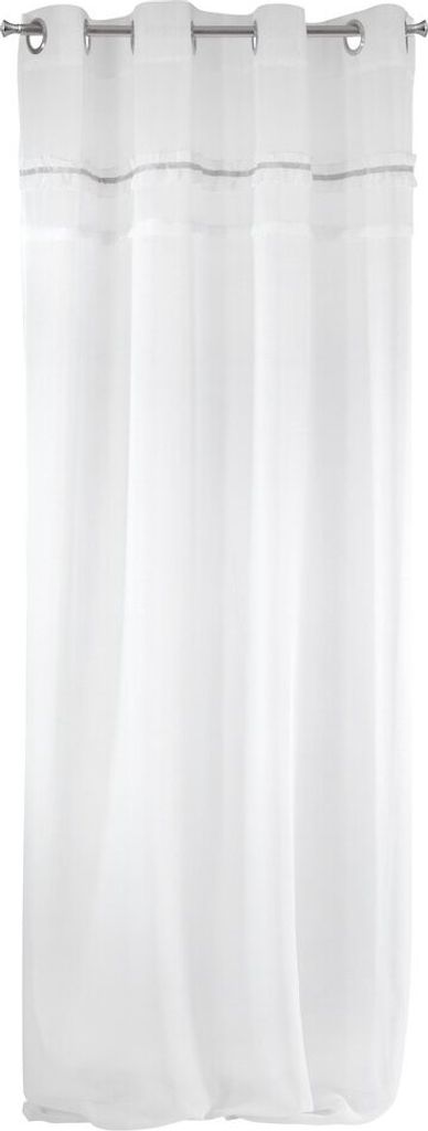 Eurofirany DENISE Vorhang 140x250 Ösen Weiß