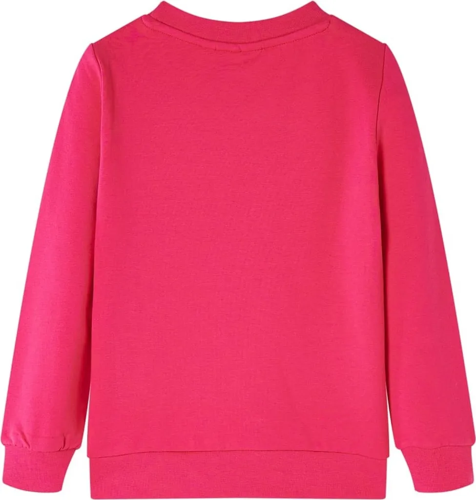 vidaXL Felpa per bambini rosa brillante 92