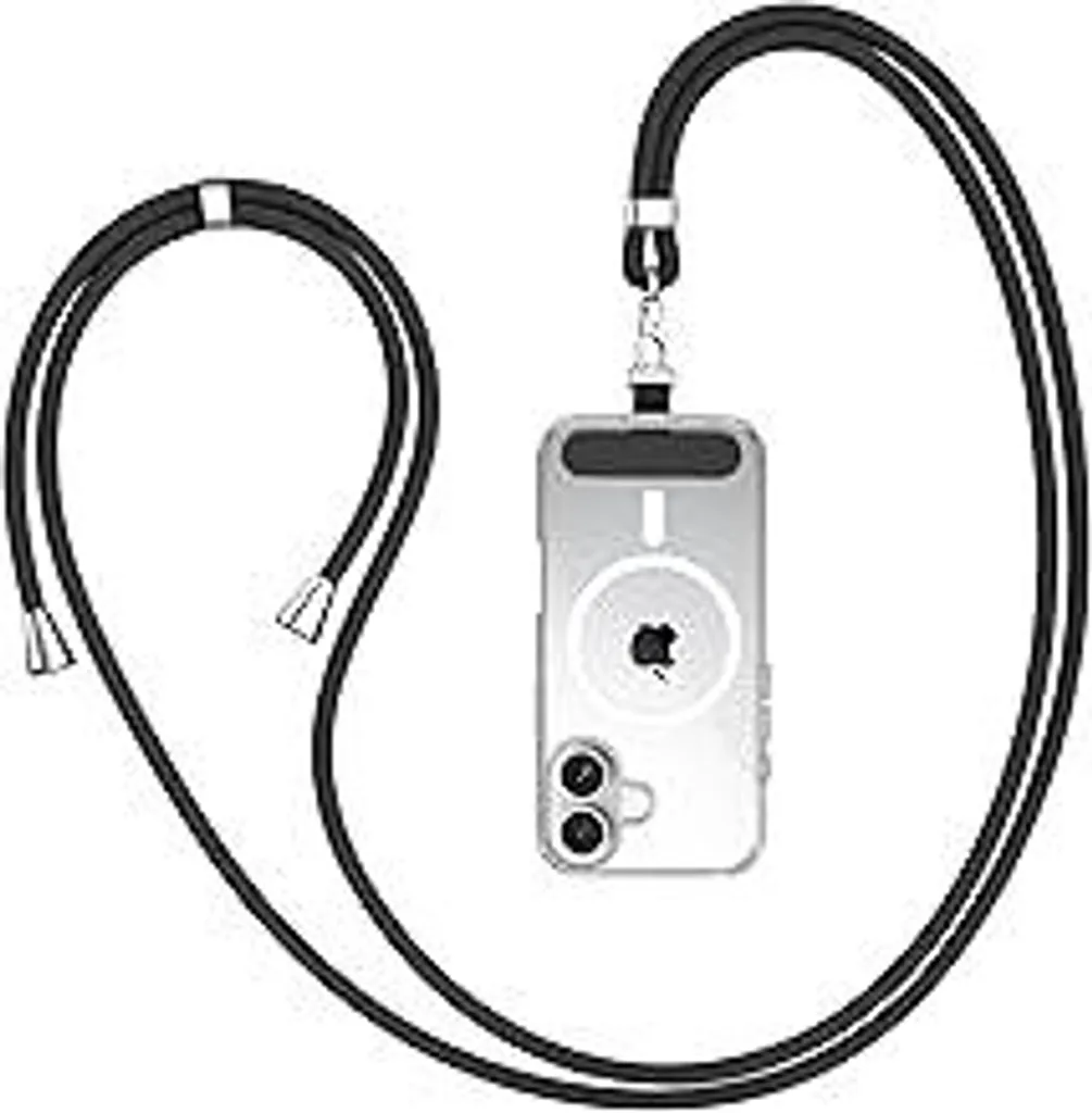 AK Phone Chain Black: Il Must-Have per Smartphone Crossbody Universale