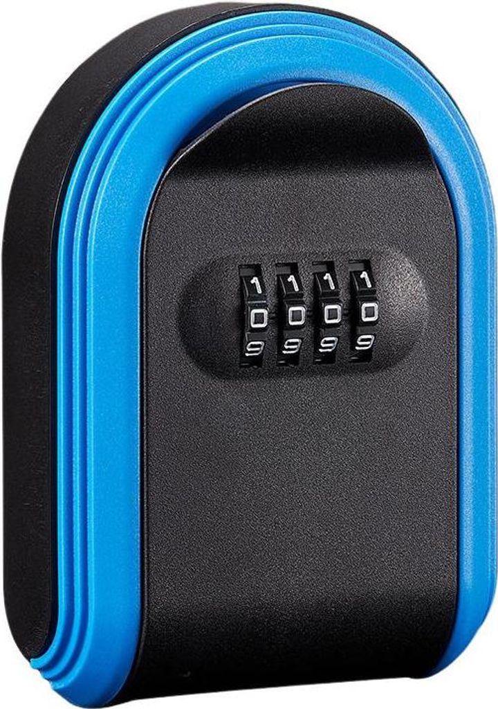 Schlüsseltresor, magnetischer Schlüsselanhänger mit Schloss, magnetischer Schlüsselkasten, versteckt unter dem Auto, sichere 4-stellige Kombina...