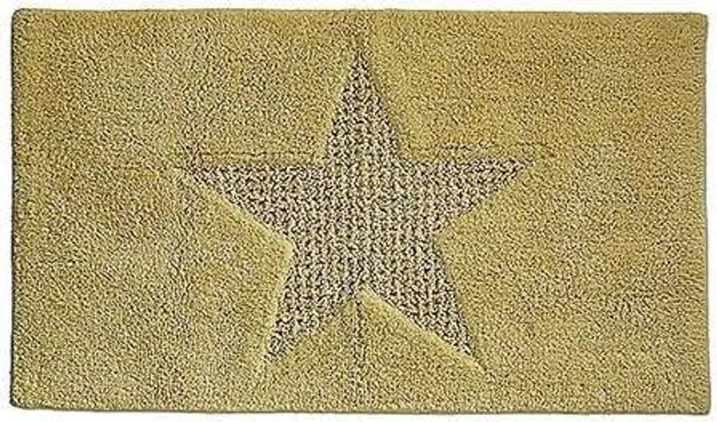 Tapis de bain Kela Lindano 100% coton absorbant et moelleux 65x55 cm