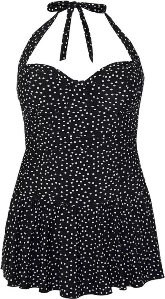 Maillot de bain Maintien Poitrine Gorgeous DH5770 75G Noir et Blanc