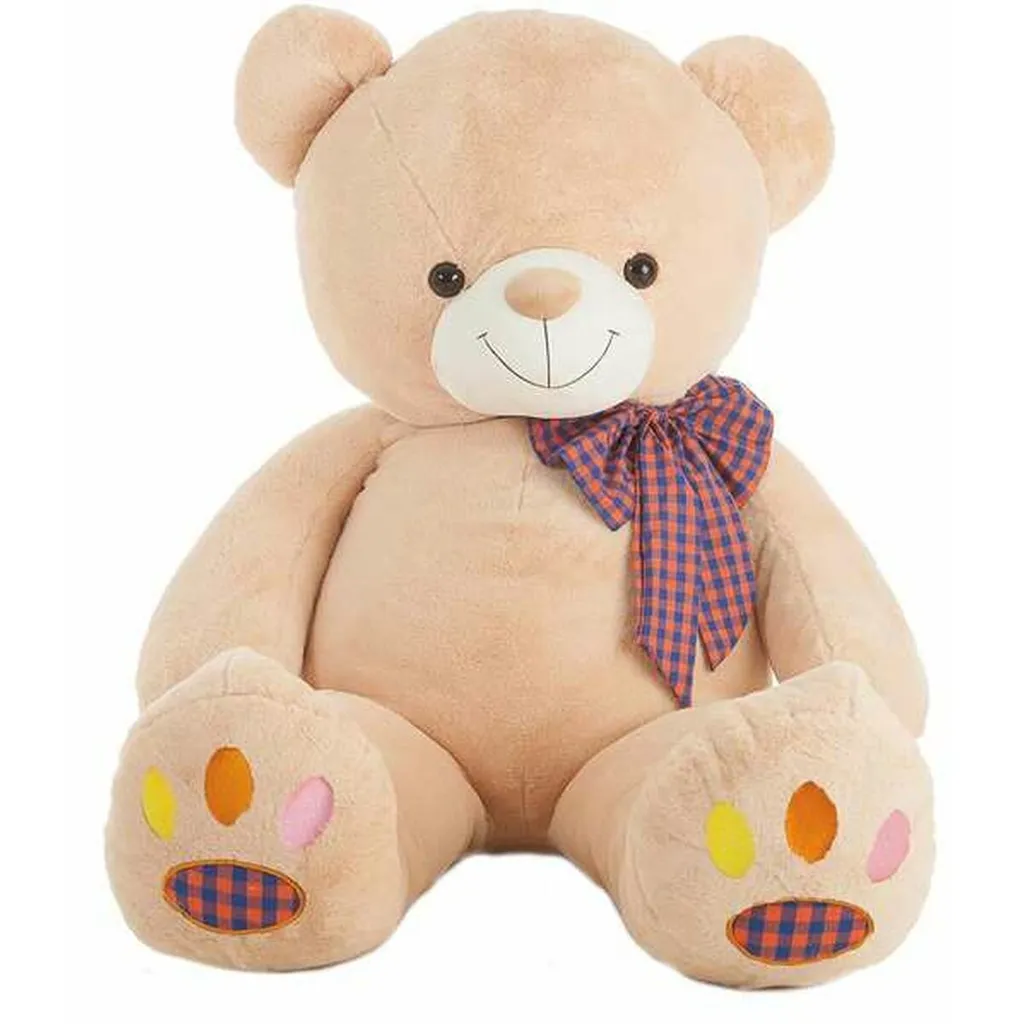Peluche Ours Footprints 90 cm - Un Grand Doudou Rassurant Contre la Peur
