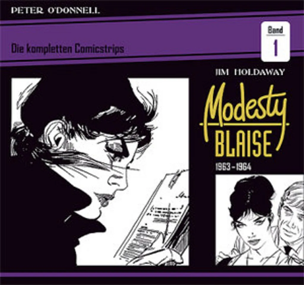 Intégrale Modesty Blaise Tome 1 collection originale de 1963 en noir
