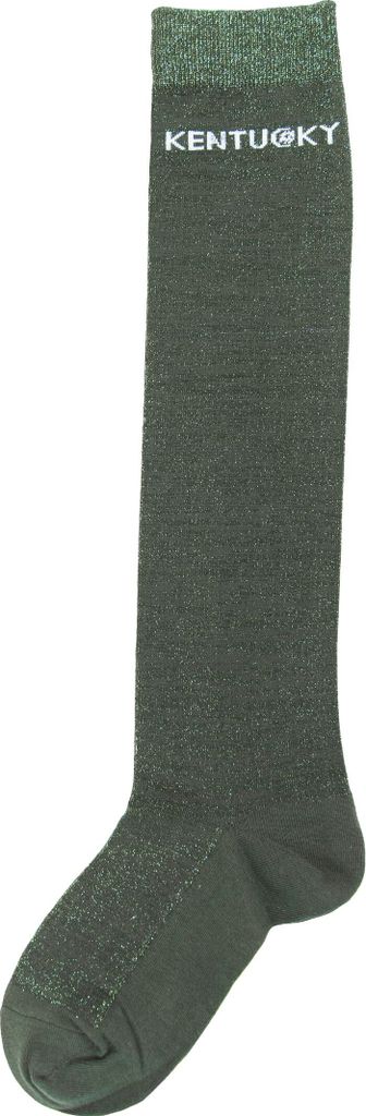 Kentucky Horsewear Socken Glitzer Reitsocken Pine Green 41-46