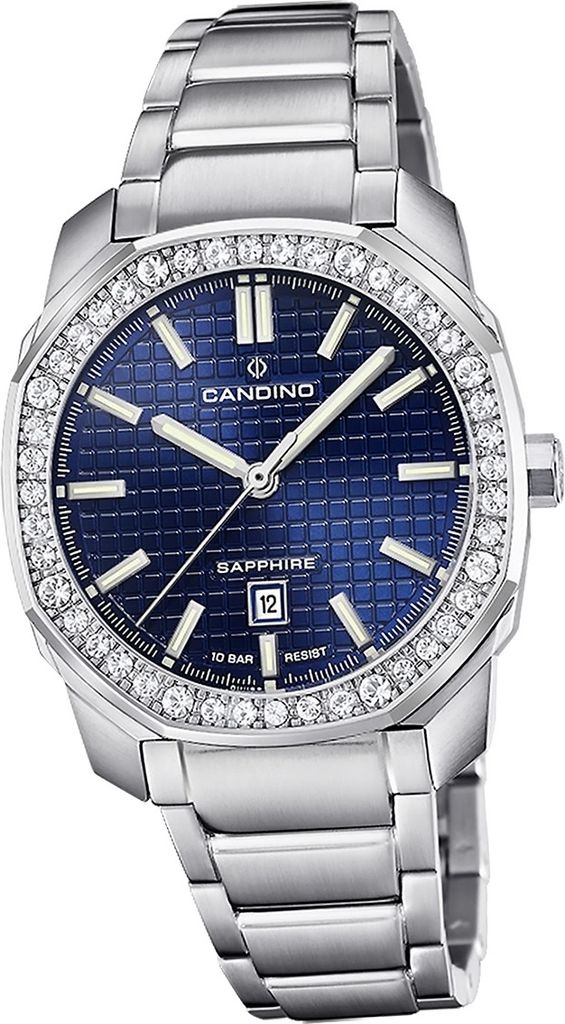 Candino Edelstahl Damen Uhr Analog Elegant Armbanduhr silber Elegance D2UC4756/4