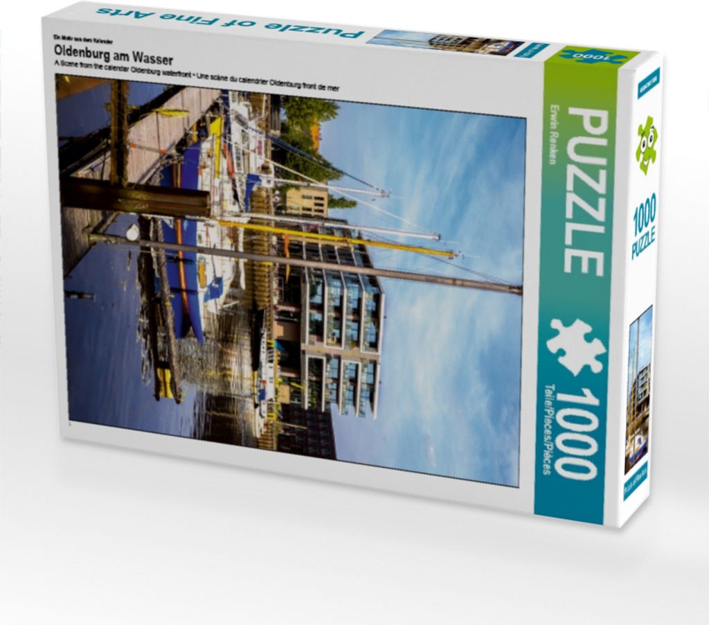 Calvendo Ein Motiv aus dem Kalender Oldenburg am Wasser 1000 Teile Puzzle hoch 480x640mm, Renken Erwin; 7424149