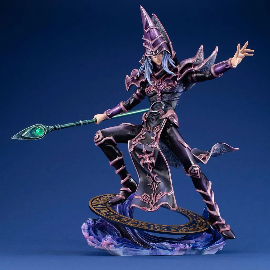 Figurine Dark Magician 23 cm Yu-Gi-Oh! idéale pour Vitrine de Collection