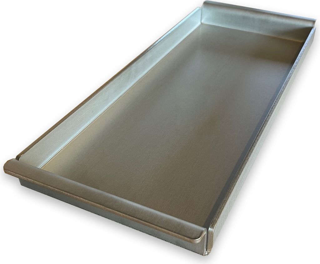 Edelstahl Plancha / Griddle Plate / Grillplatte für Weber Spirit 300 Modelle (ab 2019) BBQ Grillplatte 44x18 cm