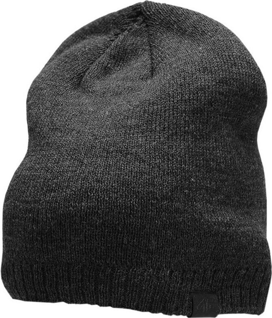 4F Männer H4Z22 Cam002 Dunkelgrau Wintermütze