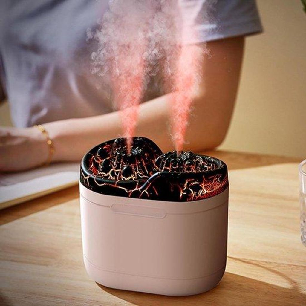Luftbefeuchter 1200 ml für das Schlafzimmer – leiser Luftbefeuchter für das Kinderzimmer mit rotierender Düse – BPA-frei und mit automatisch...