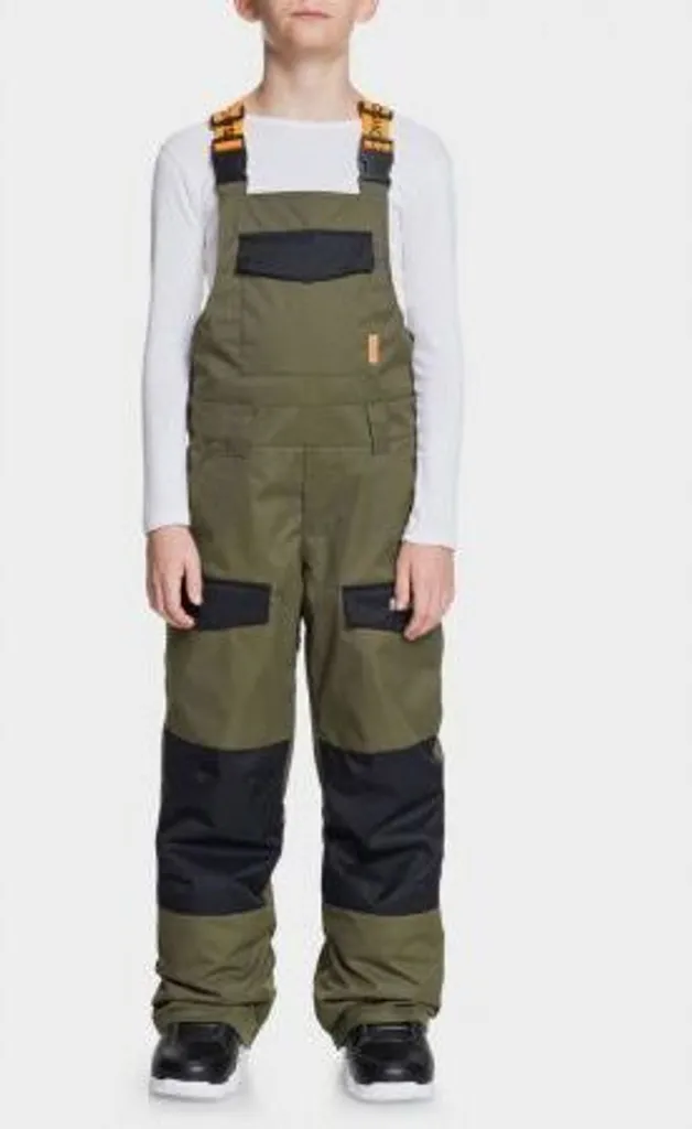 Pantalon de Ski à Bretelles Enfant DC Roadblock Bib L Vert - Ski et Snow