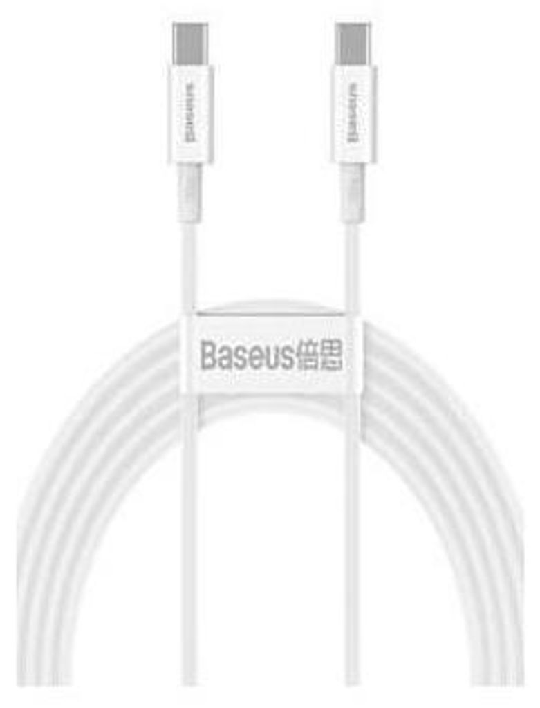 Kabel Do Ladowarek Usb-C Do Usb-C 100W, 2M (Bialy) Zdjęcie produktu 