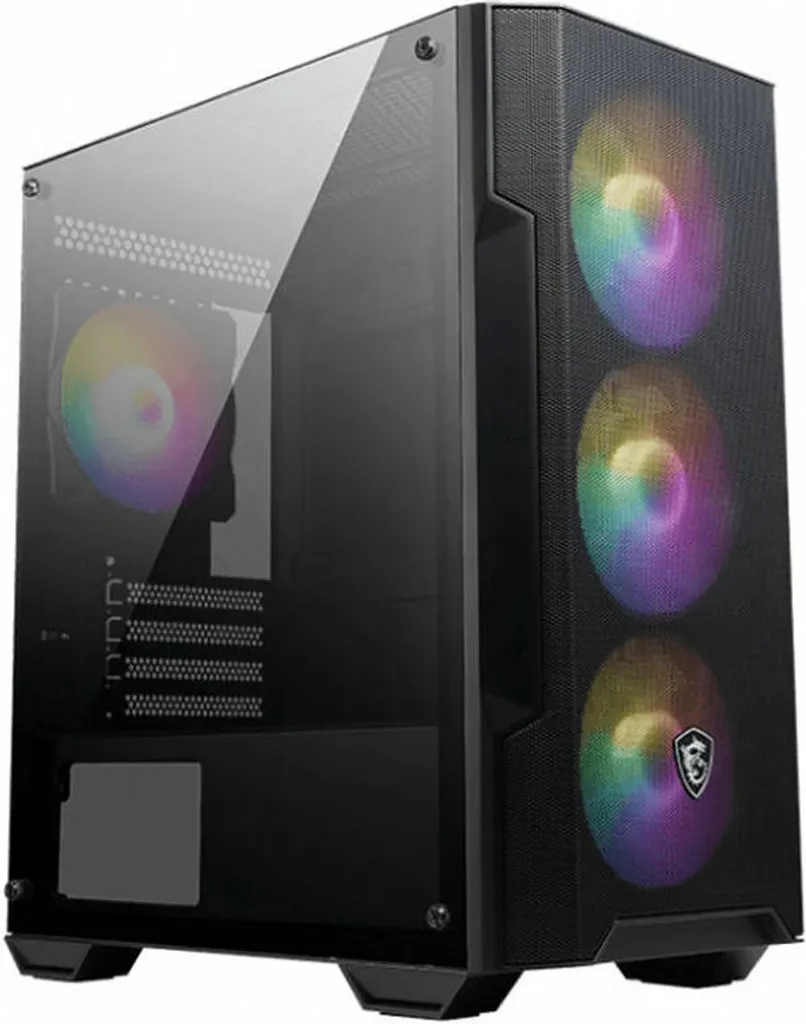 MSI MAG FORGE M100A Boîtier PC pour Setup Gaming Compact Haute Performance
