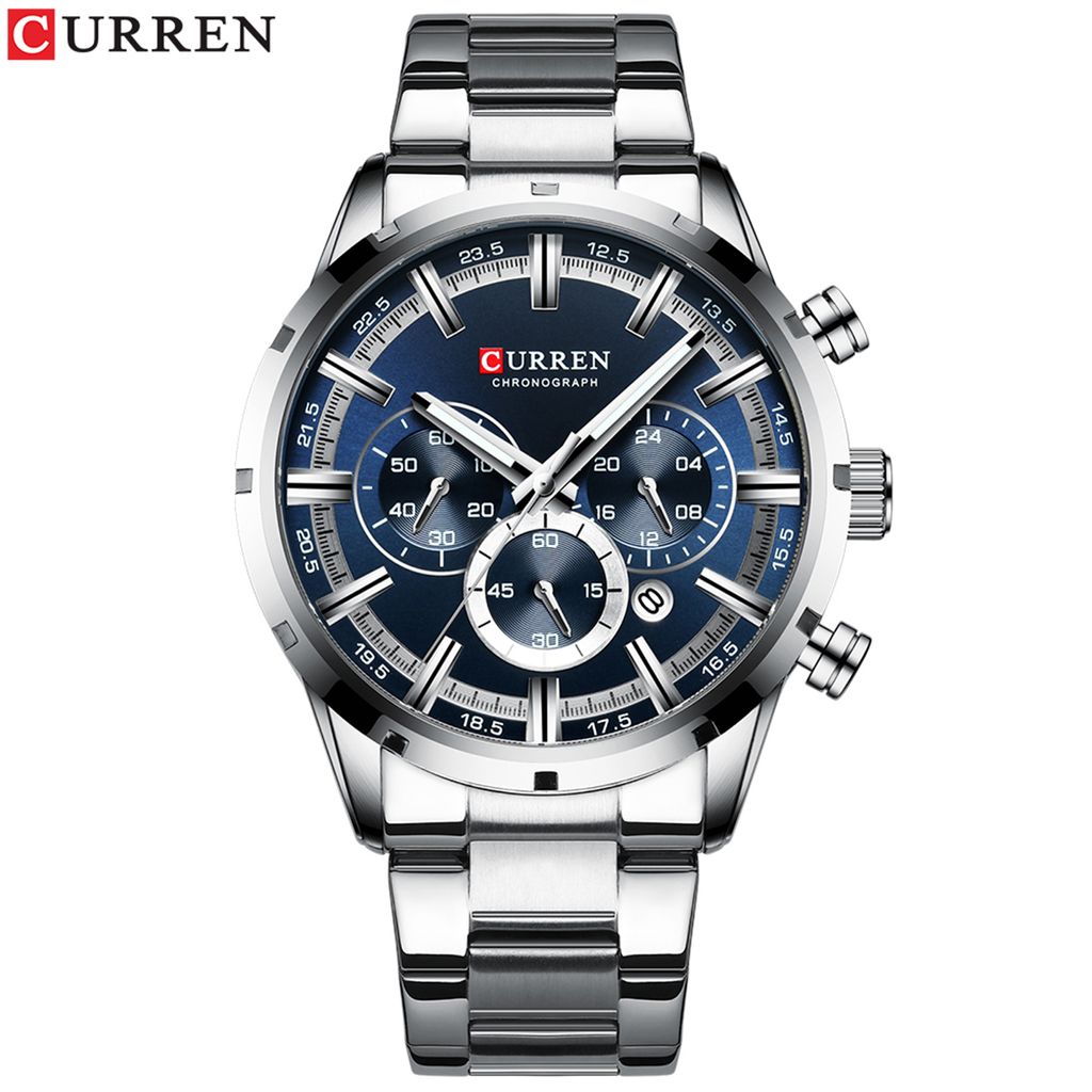CURREN 8355 Quarz Herrenuhr mit Aluminiumarmband