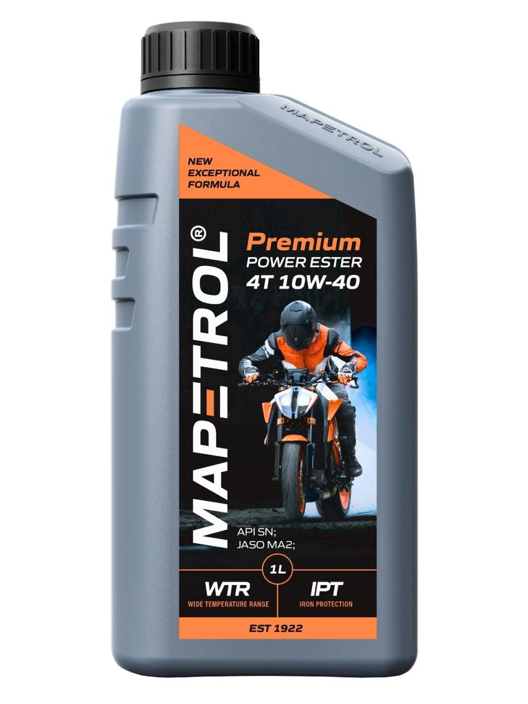 MAPETROL Premium Power Ester 4T für 10W-40 1 Liter Motoröl Produktbild 