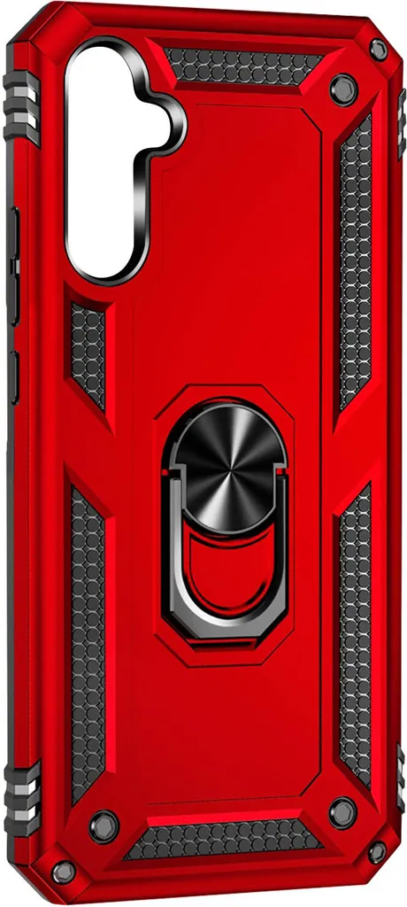 Avizar, custodia ArmoRing Galaxy A54 5G con anello magnetico Design elegante, rosso