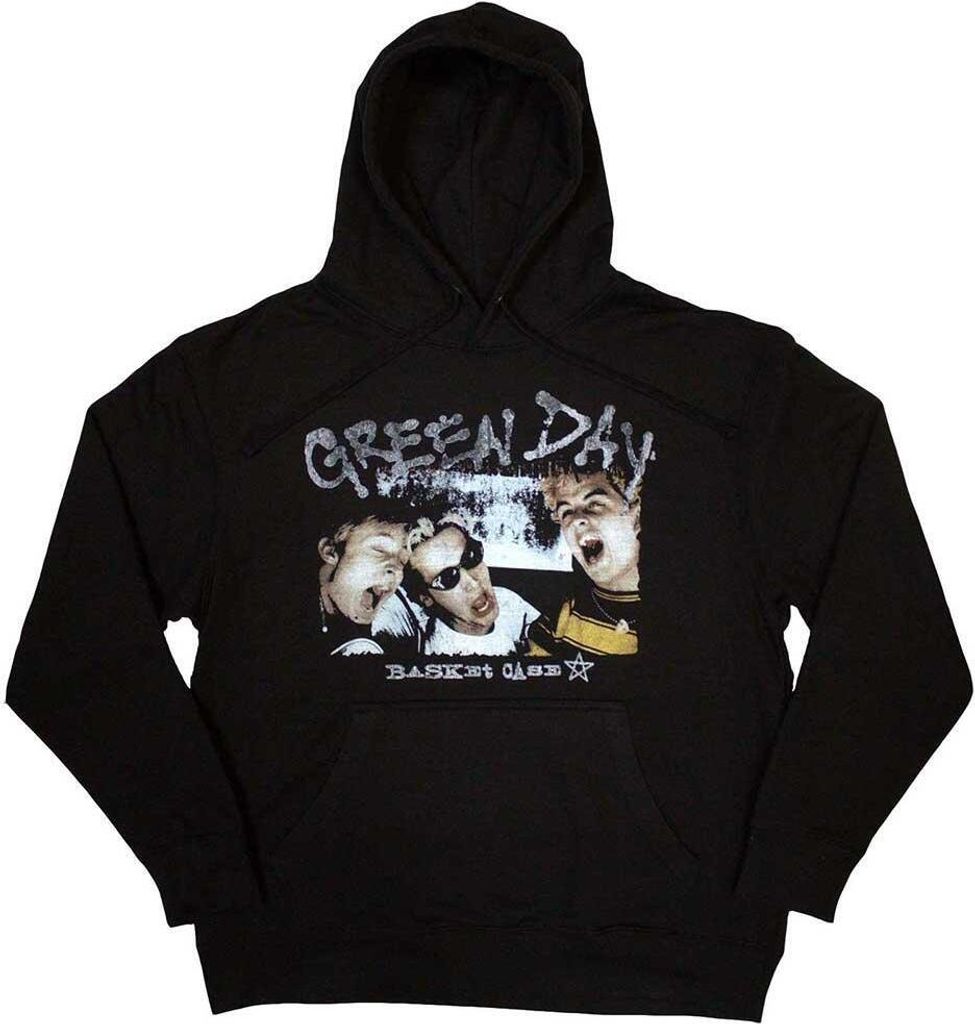 Green Day - "Basket Case Star" Kapuzenpullover für Herren/Damen Uni RO11302 (M) (Schwarz)