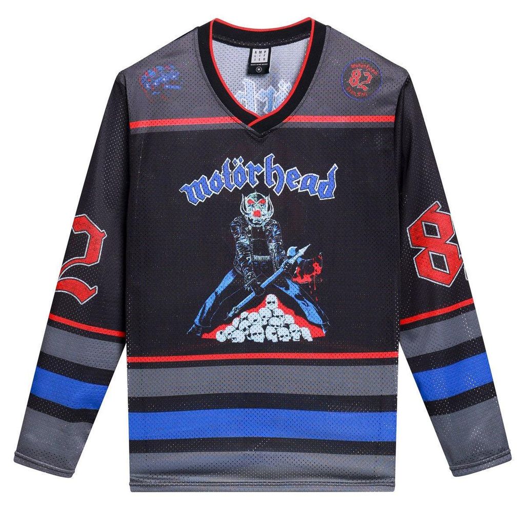 Amplified - Trikot für Herren/Damen Uni, Hockey GD4335 (3XL) (Schwarz)