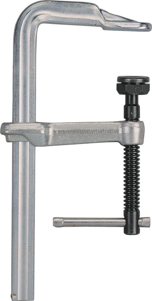 FORMAT Ganzstahl-Schlosserschraubzwinge 1250 x 120 mm, Spannweite:500 mm, Ausladung:120 mm