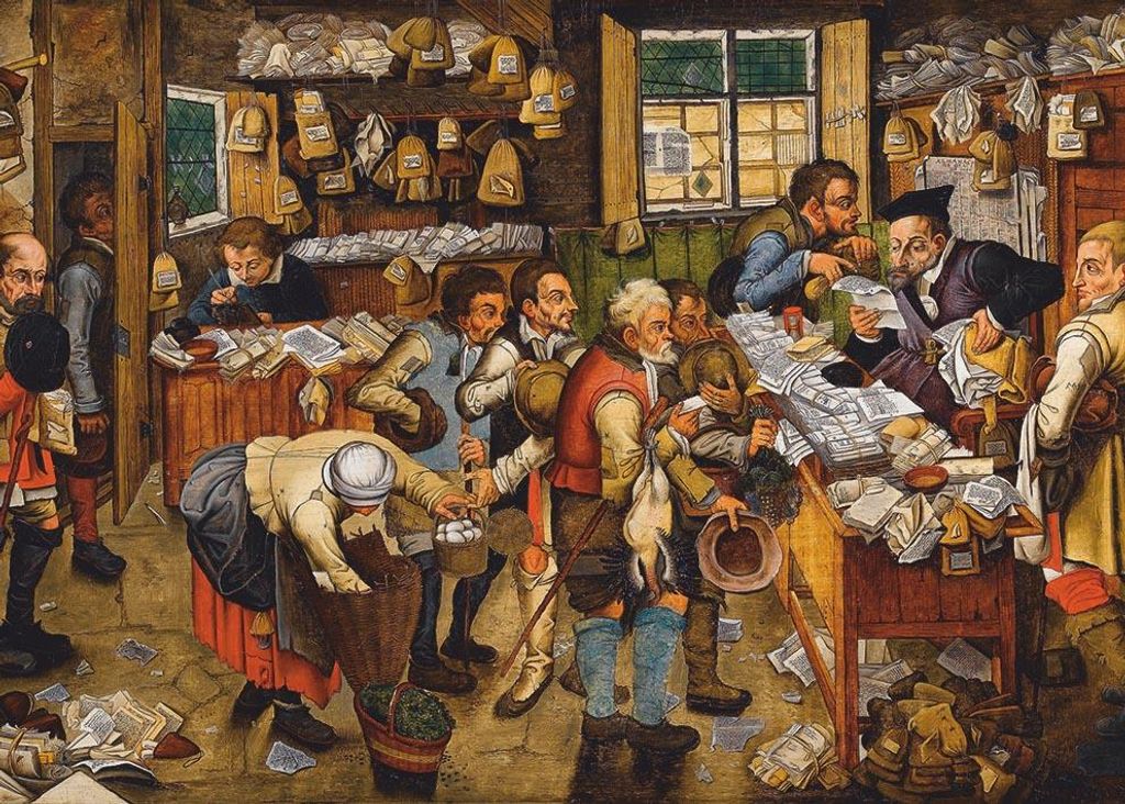 D-Toys - Puzzle Pieter Bruegel: The payment of the tithes - 1000 dielov
