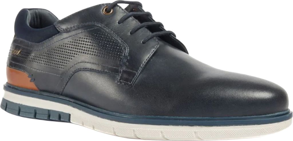 POD - Herren Freizeitschuhe "Merlin", Leder FS11410 (40,5 EU) (Marineblau)
