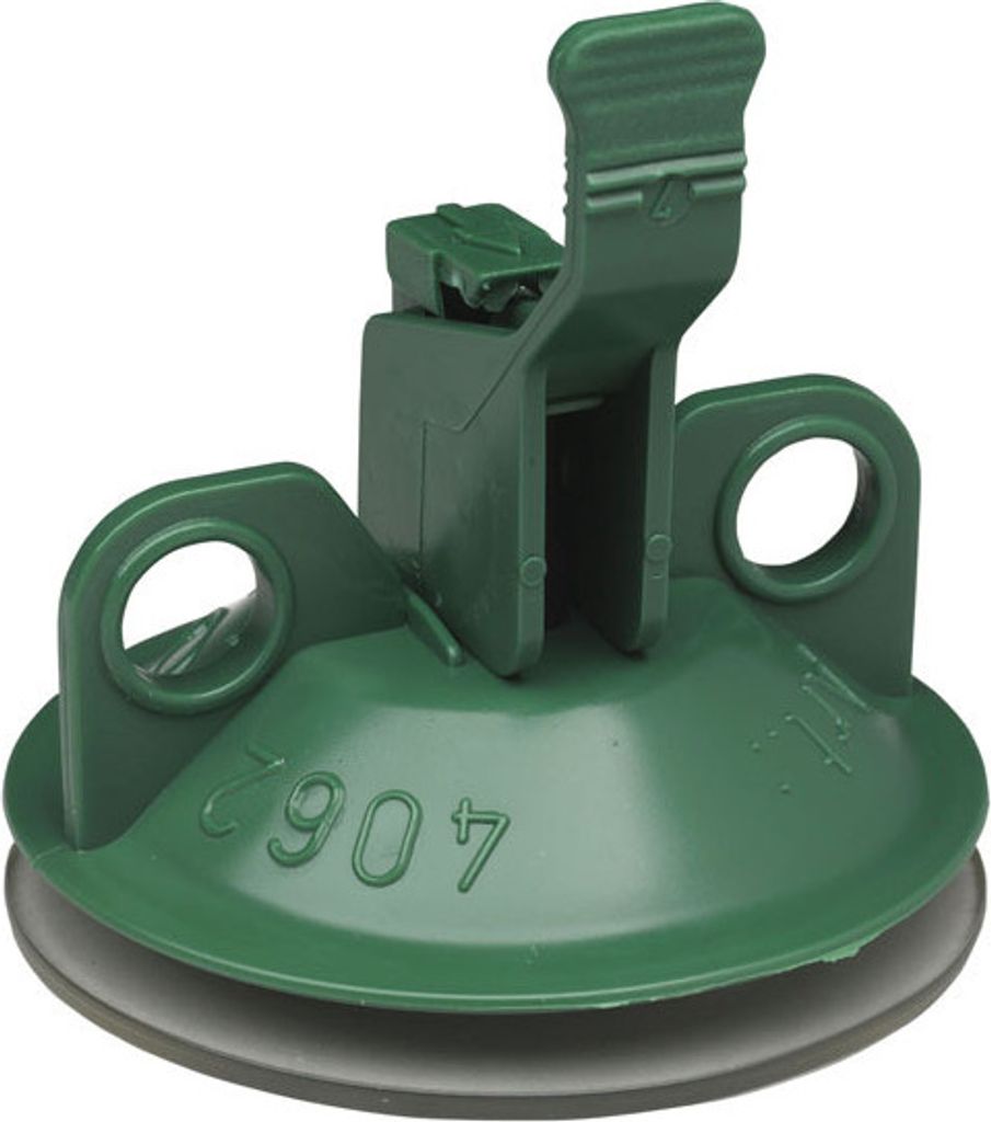 DECO-FIX Saugnapf, 40 mm Ø, Grün - 10 Stück