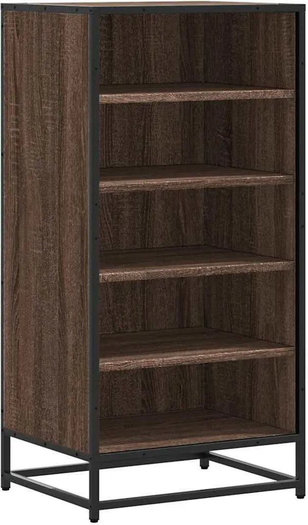 Scarpiera Rovere Marrone 48x38x97,5 cm - Mobile Salvaspazio Ingresso