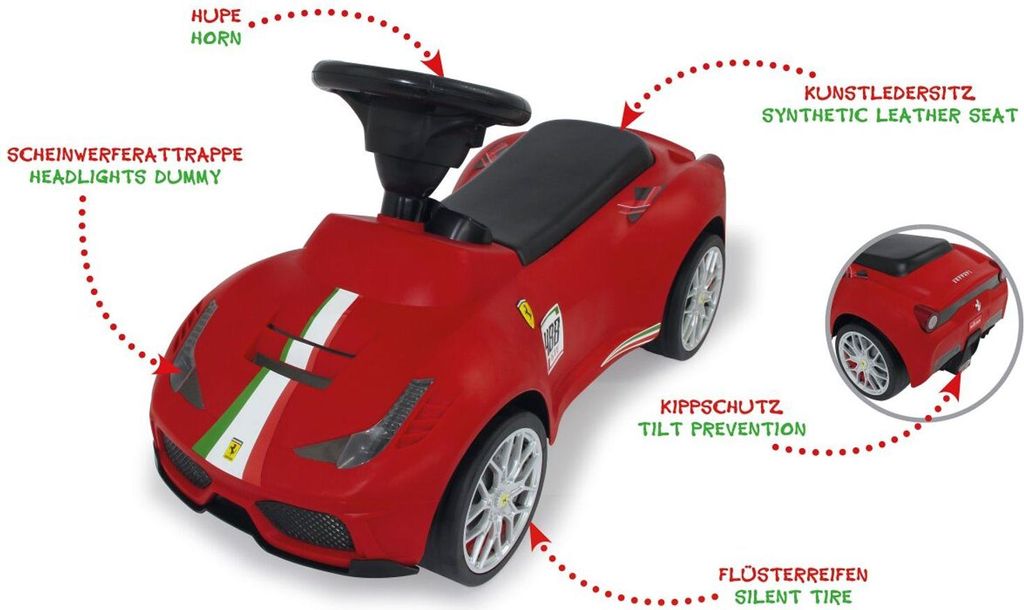 Ferrari 488 red slide Zdjęcie produktu 