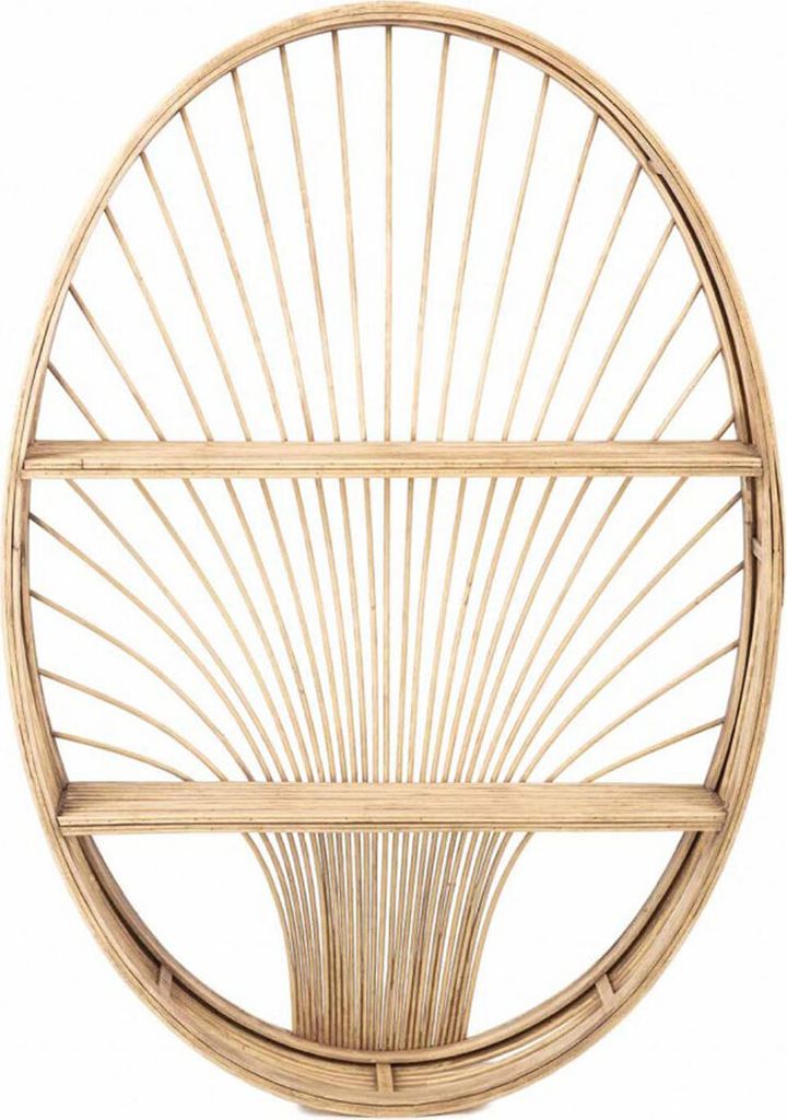 KidsDepot Rattan Wandregal Messa 49 x 69 cm Produktbild 