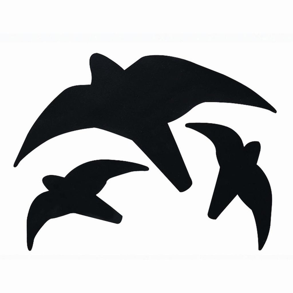 SCHWEGLER Greifvogelsilhouette schwarz Produktbild 