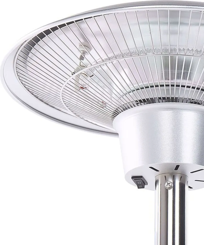 Chauffage rapide contre le froid : radiateur halogène 1500W argent Askja