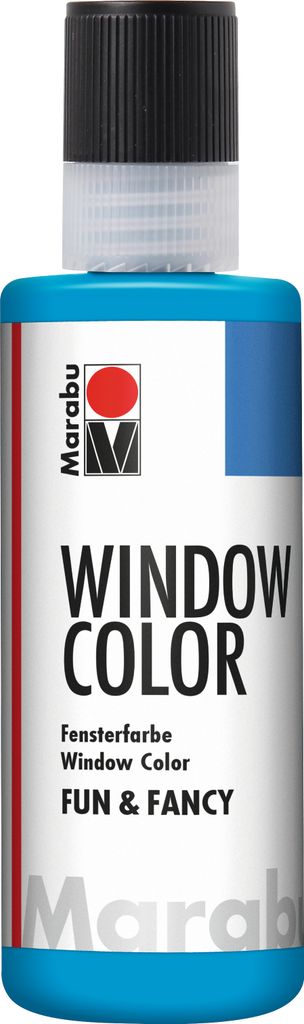 Marabu Window Color "fun & fancy" 80 ml azurblau