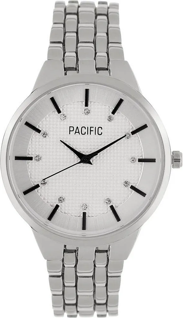 Pacifique PC00546 Montre en Acier Inoxydable Argenté pour Femme Active