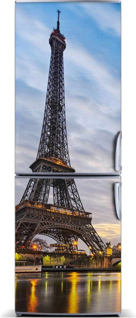 Tulup Kühlschrankdekoration - Magnetmatte - 60 cm x 180 cm - Magnet auf dem Kühlschrank - Eiffelturm