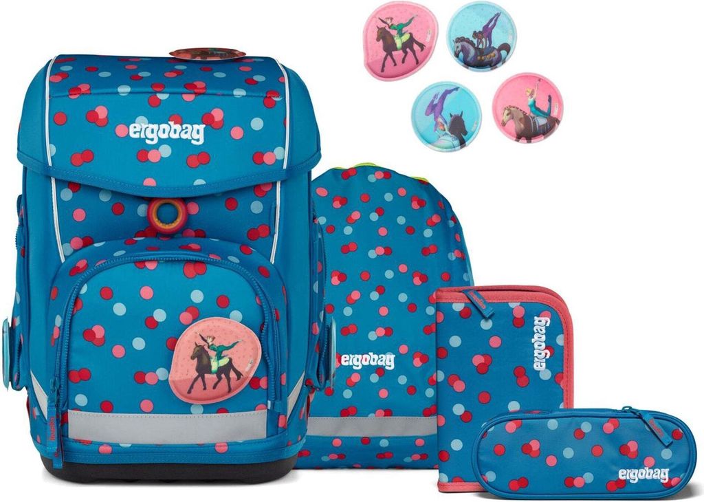 Ergobag Schulranzen-Set CUBO VoltiBär 5-teilig, Produktbild 