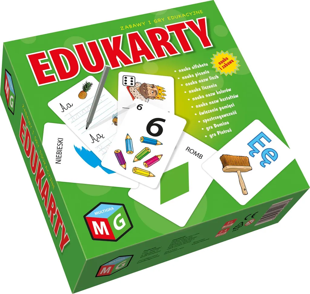 Activités scolaires : Jeu Multigra Edukarts W 00068 pour apprendre en classe