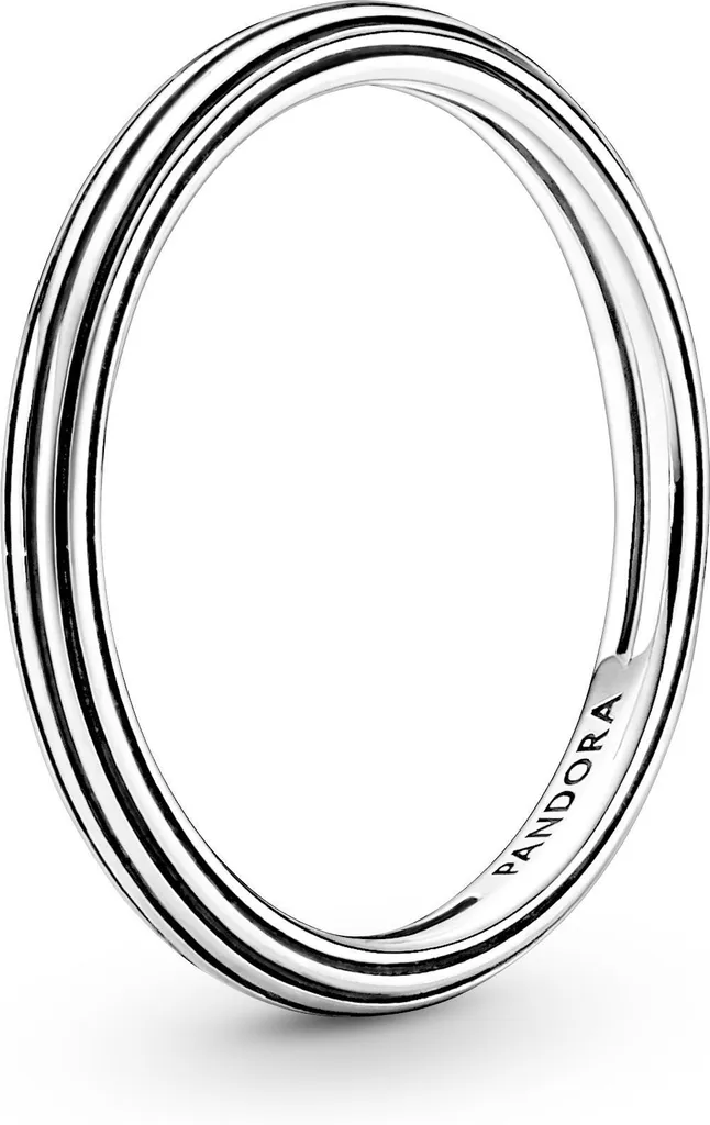 Pandora 199591C00 Anello Donna Linee Scanalate Argento 925 Taglia 56