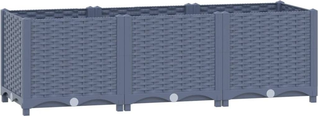 vidaXL Letto rialzato 120x40x38 cm Polipropilene Immagine del prodotto 