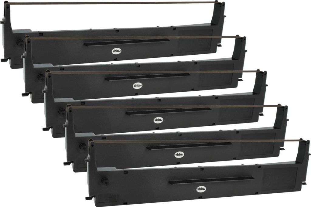 vhbw 5x Farbband Schriftband kompatibel mit Epson LQ800, Produktbild 